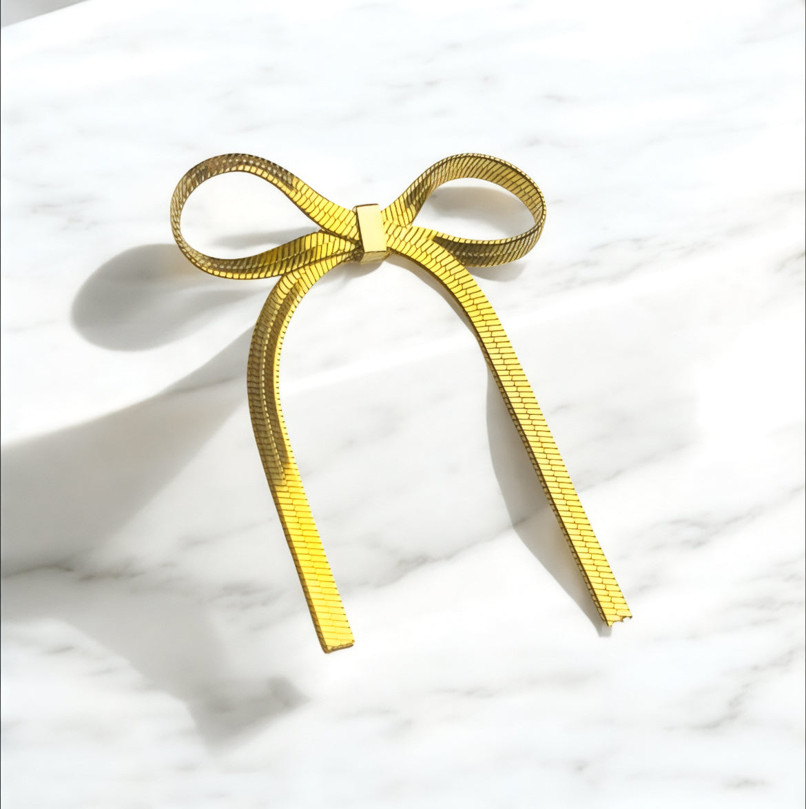 Golden Grace Bow Earring