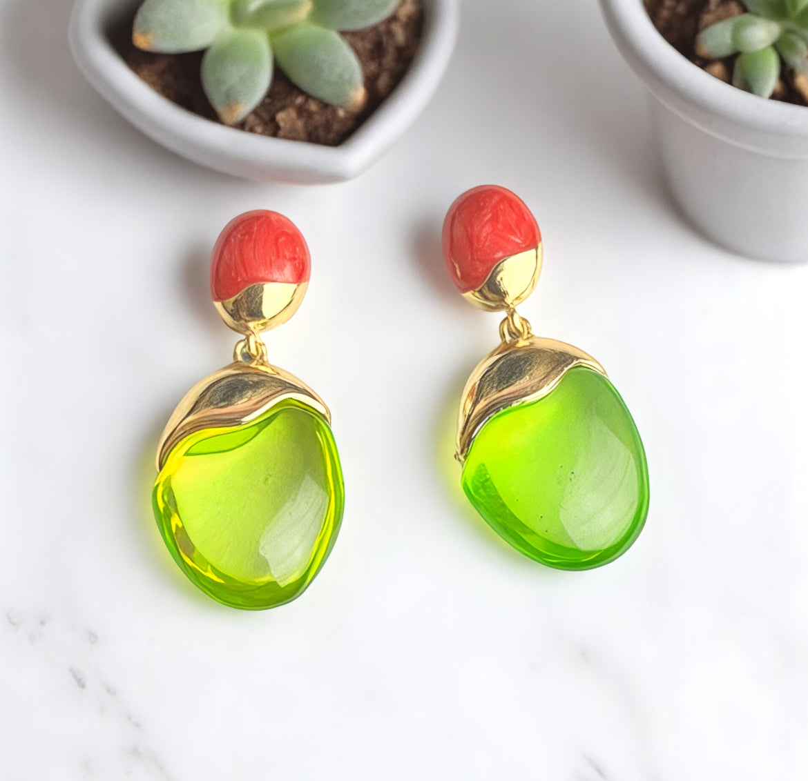 Zenvy Radiant Fusion Earrings
